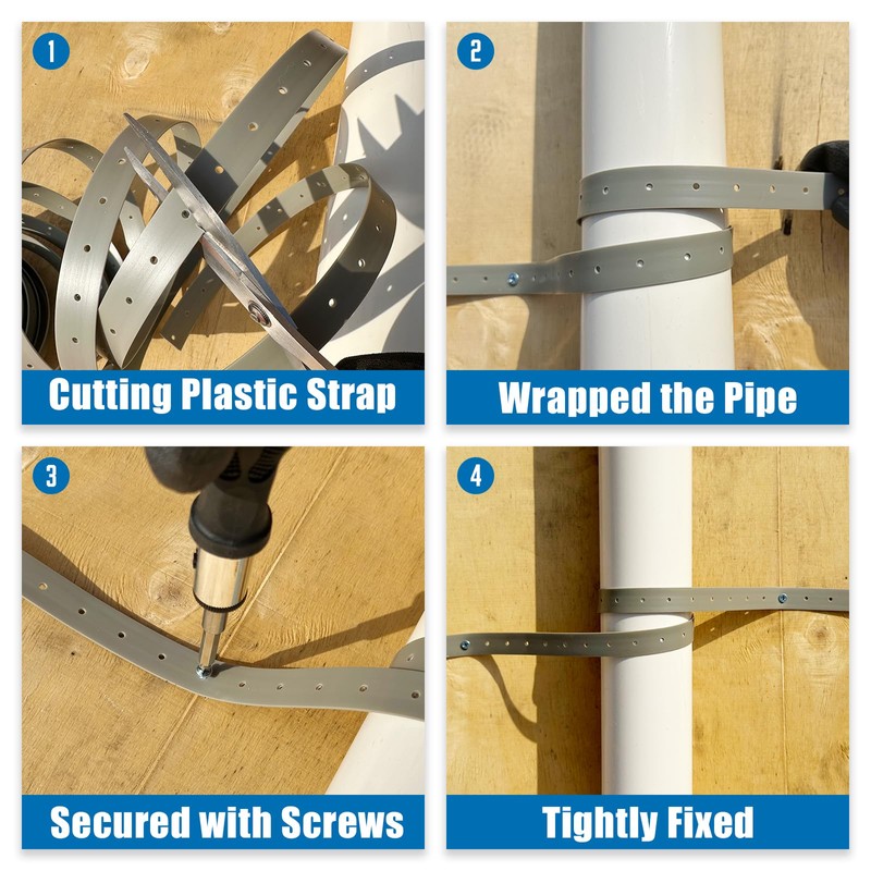Plastic Hanger Strap 3/4 Inch x 30 FT Reinforced Flexible