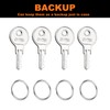 CH751 RV Keys for RV Campers Cabinets Push Locks, Spare