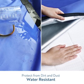 Twin Mattress Bag for Moving and Storage, Waterproof Protective Mattress Cover with Double Zippers, Adjustable Straps & Handles, Reusable Mattress Bag