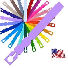 TAGKRAFTERS 7" x 3/4" Lilac - 1,000 Pcs - Plastic Plant Tags and Labels - Wrap Around Thermal Plastic - Nursery Garden Tree Labels | Made in The USA |