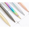 Gullor 5 Pieces Retractable Ballpoint Pen, Metal Pens for Gift,