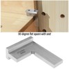 eMagTech DIN875/2 Precision Machinist Square Ruler Carbon Steel Angle Ruler