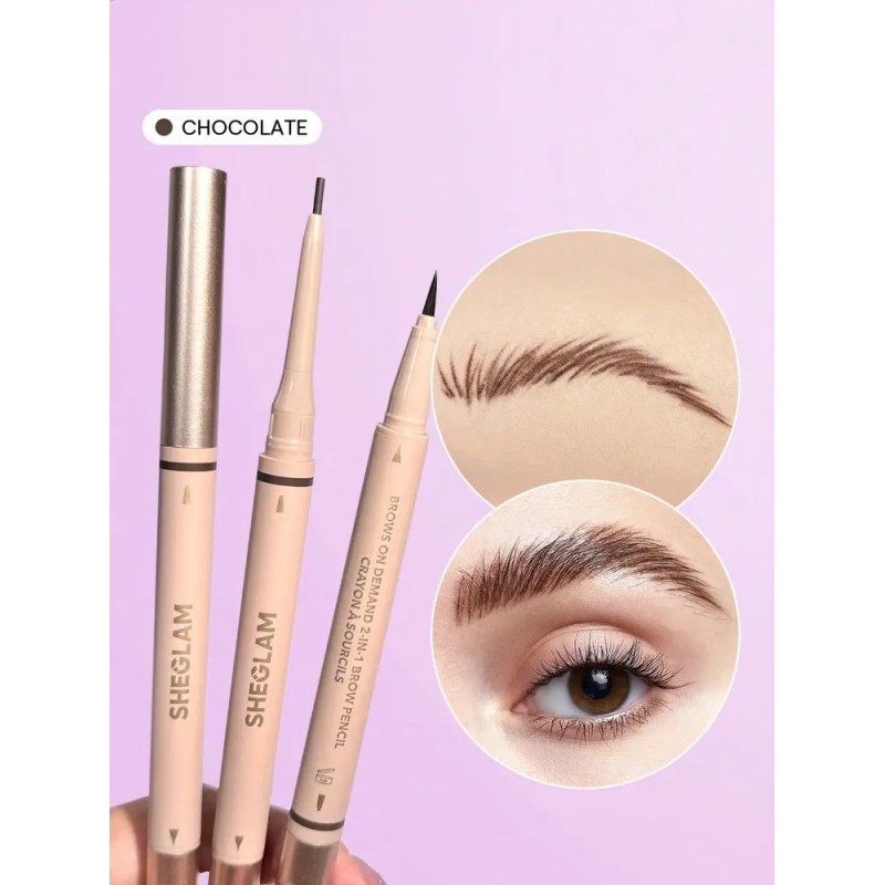 Sheglam Lápiz Y Delineador De Cejas 2 En 1