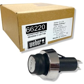 Weber 66220 Igniter Switch for Genesis II and Spirit II Models (2017 and Newer).