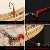 Fishing Feeder Carp Fishing Hooks with Fishing Spring Carp Feeder