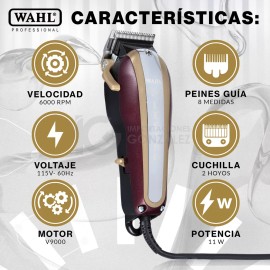 Máquina Wahl® Cortadora De Pelo Professional 5 Star Legend 8147 Con Holograma De Autenticidad
