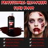 BOBISUKA Realistic Fake Blood, Long-Lasting SFX Makeup (Dark, 50ml)