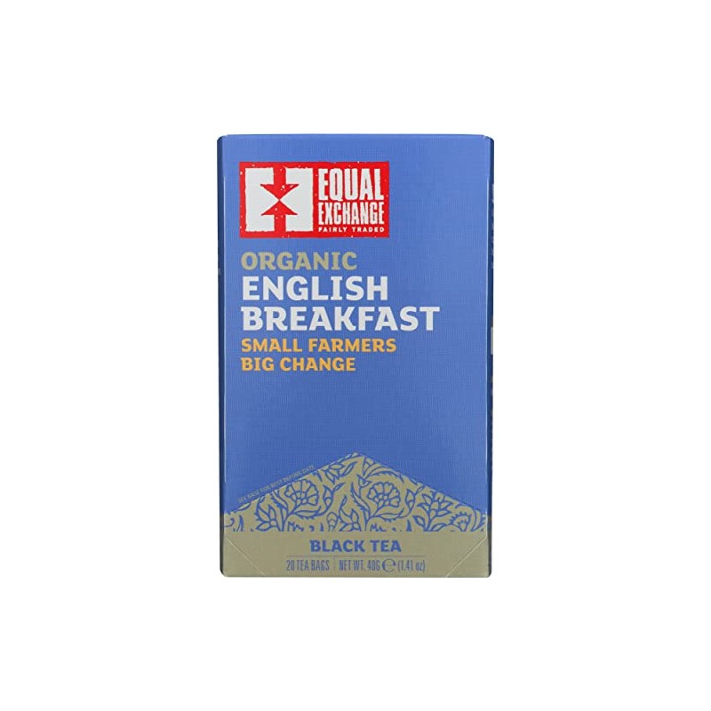 Equal Exchange, Organic Decaf English Breakfast, Black Tea, 20 Tea