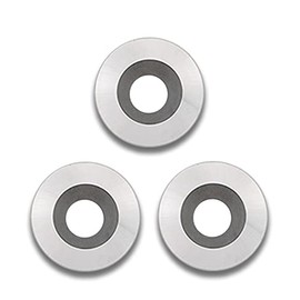 FomaSP 5/8 Inch(16mm) Diameter Round Carbide Replacement Insert Cutter With 30 degree Cutting Angle, Carbide Cutter Insert for Woodworking Woodturning Tool, Pack of 3 pcs