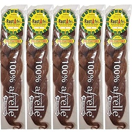 RastAfri Pre-Stretched Silky Braiding Hair (5 Single Packs, #30)