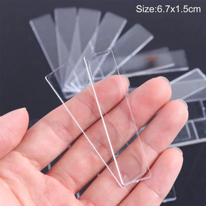 SELECOCO Art Tip Nail Tip Display Panel Transparent Plate Nail