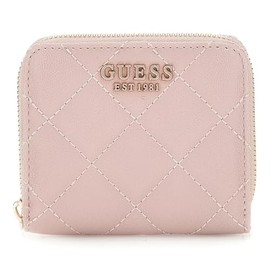 GUESS Eco Carly SLG Small Zip Around Wallet Mauve, mauve, Modern