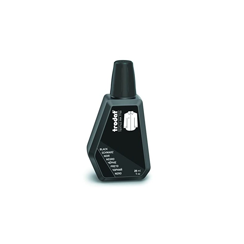 Trodat 7750 Tinta para Sellos textil de Entintado Manual, 28ml,