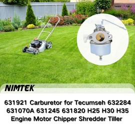 NIMTEK 631921 Carburetor for Tecumseh 631245 631820 632284 520-918 Fits H25 H30 H35 Engine