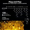 LEDYA LEDYA 500 LEDs ice rain fairy lights outdoors, 18M