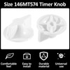 2Pack Timer Switch Knob Replacement, 146mt574 Timer Knobs Compatible with