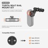 TUSITA Seat Rail Mount Kit Compatible with Garmin Varia RTL510