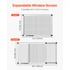 VEVOR Adjustable Window Screen, 15" H x 21" - 40"