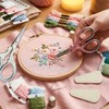 2 Pack Embroidery Scissors with Covers, Small Needlepoint Scissors (Style1)