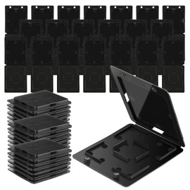 Qualirey Black Plastic Beehive Beetle Trap Beehive Beekeeping Tools Beekeeping Supplies Reusable Beetle Collecting Tools for Beekeeping Keeping The Small Hive Beetle Out(50 Pcs)