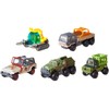 Matchbox 5 Pack Jurassic World Total Tracker Team