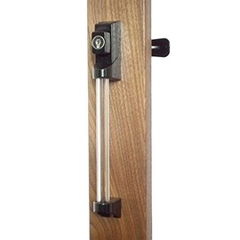 Internatonal Resources, Inc. Storm Door Hardware Surface Mount-Lucite Clear Tube- 1-1/2 Inch Thick Door