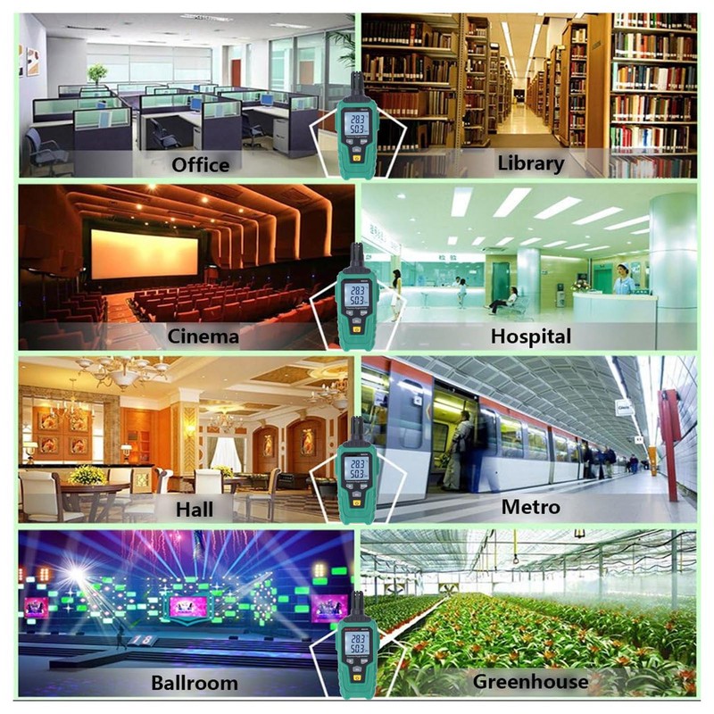 Temperature Humidity Meter High Accuracy Digital Humidity Meter Portable Thermometer