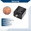 Hihaha 2 Pins 48V 10A Auto Relay Waterproof Car Relay