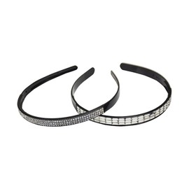 Set of 2 Rhinestone Headbands For Women and Girls