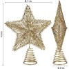 Gold Star Christmas Tree Topper – Treetop Sparkle – 20