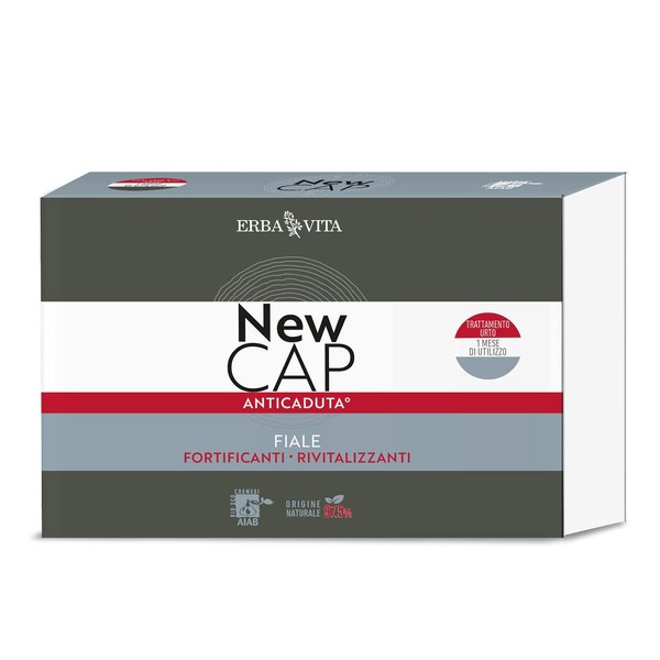ERBA VITA Newcap Anti-Fall Vials Cosmetic Product for Weak, Swollen