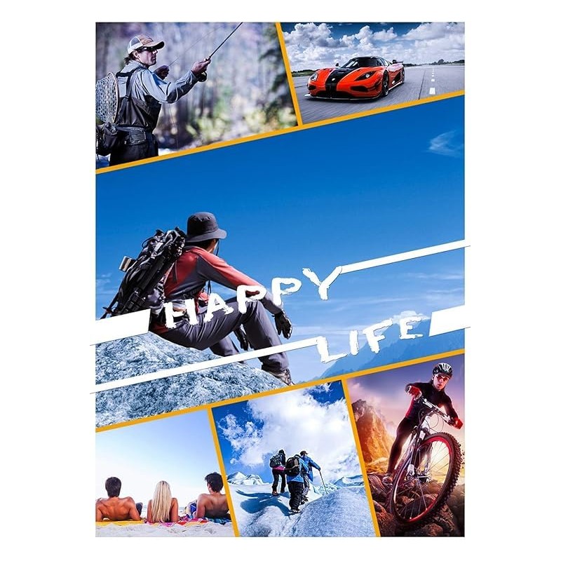 FEISEDY B1858 Great Classic Polarized Sunglasses, Unisex, HD Lens, black·gradient