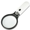 Handheld LED Magnifying Glass with Dual Lenses for Reading, Coins