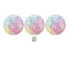 Pastel Rainbow Ombre Foil Set Of 3 Happy Birthday 18''