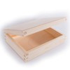 Small Rectangular Wooden Box with Lid | 17.5 x 13.5