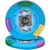 New Bulk Lot of 300 Kings Casino Poker Chips -