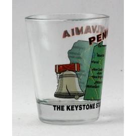 Pennsylvania The Keystone State All-American Collection Shot Glass