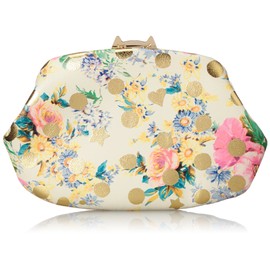 Tsumori Chisato Multi Case, Dot Flower Cat, beige