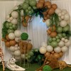 Green Brown Gold Balloons, 50PCS Green and Brown Balloons, Sage