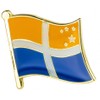 Isles of Scilly Regional English County Metal Crest Flag Enamel