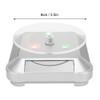 Display Rotatorio LED con Base Giratoria para Cristal, Soporte de