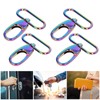 10Pcs Keychain Clasp 38mm Firm Rust Proof Bright Luster Simple