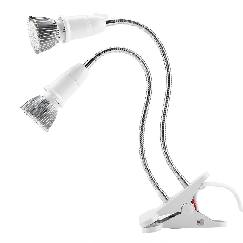 Dual Head 56 LED Indoor Desk Plant Flower Grow Light