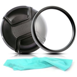 Ultraviolet UV Multi-Coated HD Protection Filter with Lens Cap Cover for Canon EF 17-40mm f/4L USM Lens