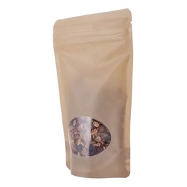 Bolsa Sup 250g - Apariencia Kraft Con Ventana - x100 Piezas