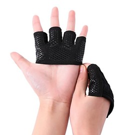 HOXHA Weight Lifting Gym Workout Gloves Men & Women, Partial Glove Just for The Calluses Spots, Great for Weightlifting, Exercise, Training, Fitness, M