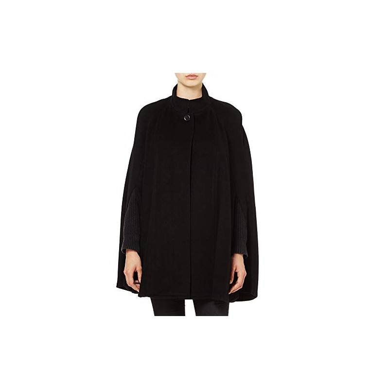 Lona Scott Wool & Cashmere Cape, Black