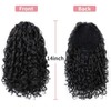 Shinon 14 Inch Short Afro Kinky Ponytail Clip In Synthetic