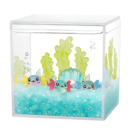 Hiawbon Mini Axolotl Resin Charms DIY Tank Axolotl Craft Kit, Miniature Axolotl Habitat Ornament, Glow in The Dark Mini Axolotl Figures Beads Sea Animal Axolotl Set for DIY Landscape Fairy Garden