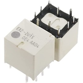 JCAKES Relay 10PCS/LOT Auto Relay EX2-2U1S EX2-2U1L EX2-2U1J EX2 2U1S EX2 2U1L EX22U1 Central Door Lock Relay 12V DIP10 25A (Size : 10PCS EX2-2U1)